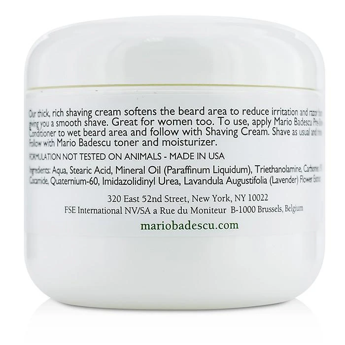 商品Mario Badescu|Mario Badescu 男士剃须霜Shaving Cream 118ml/4oz,价格¥111,第2张图片详细描述