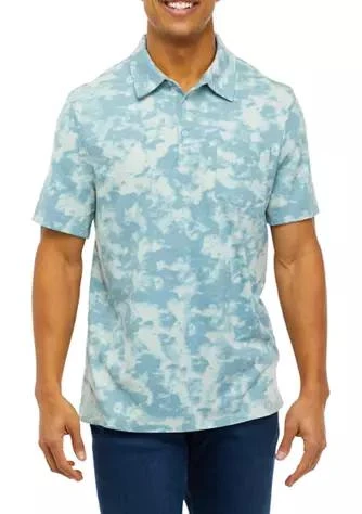 商品American Rag|Short Sleeve Tie Dye Polo Shirt,价格¥52,第1张图片