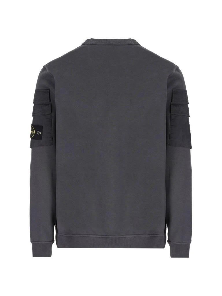 商品Stone Island|Stone Island Compass Patch Crewneck Sweatshirt,价格¥2779,第2张图片详细描述