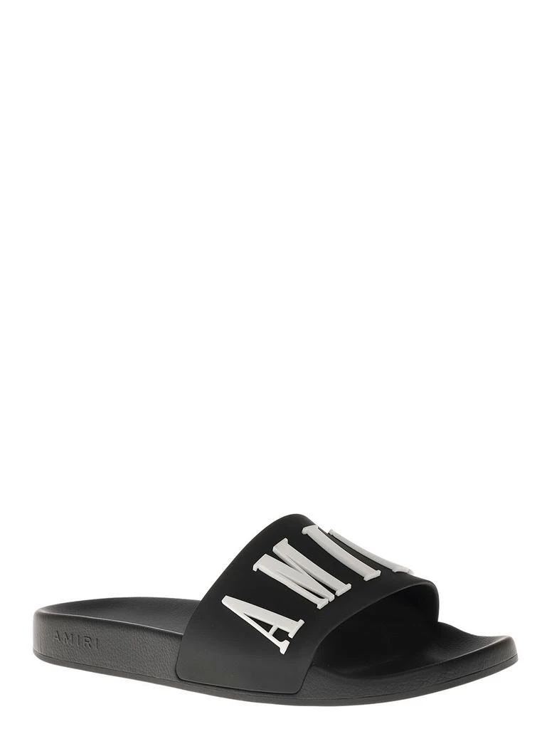 商品AMIRI|AMIRI Rubber Slide Sandals With Logo,价格¥1895,第2张图片详细描述