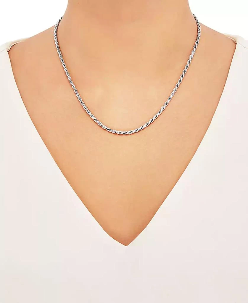 商品Giani Bernini|Rope Link 18" Chain Necklace in 18k Gold-Plated Sterling Silver,价格¥1527,第2张图片详细描述