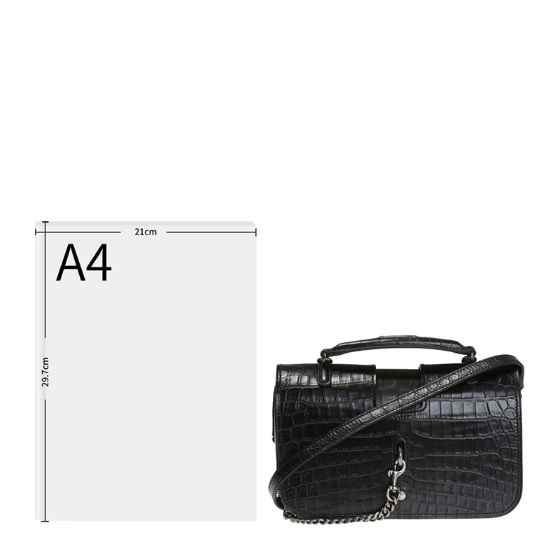 YSL 圣罗兰 女士黑色链条装饰手提单肩包 486638-DZE0D-1000 商品