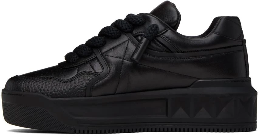 商品Valentino|Black One Stud XL Nappa Leather Sneakers,价格¥6045,第3张图片详细描述