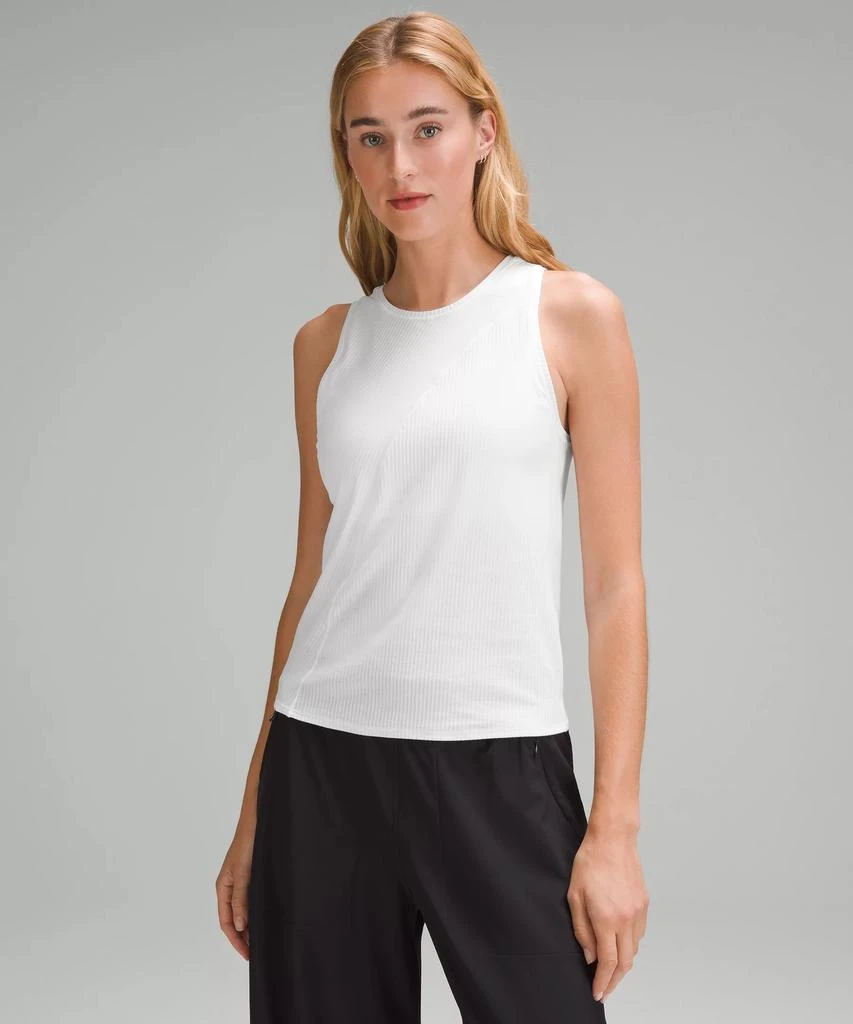 商品Lululemon|Asymmetrical Ribbed Cotton Tank Top,价格¥368,第3张图片详细描述