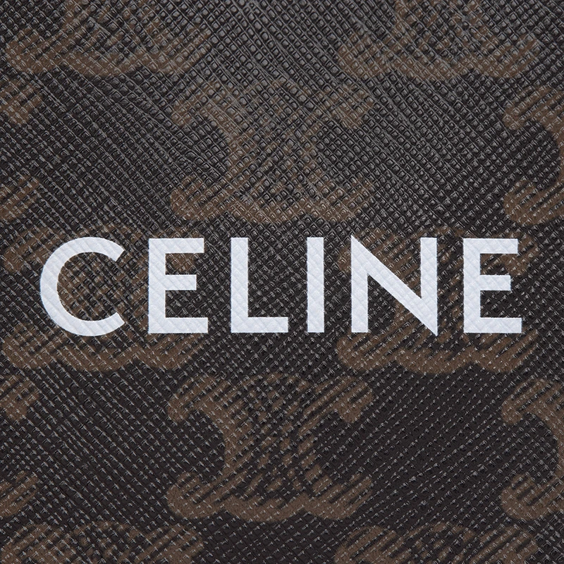 CELINE/赛琳    女士凯旋老花涂层帆布配皮MICRO竖款CABAS手袋零钱包 商品