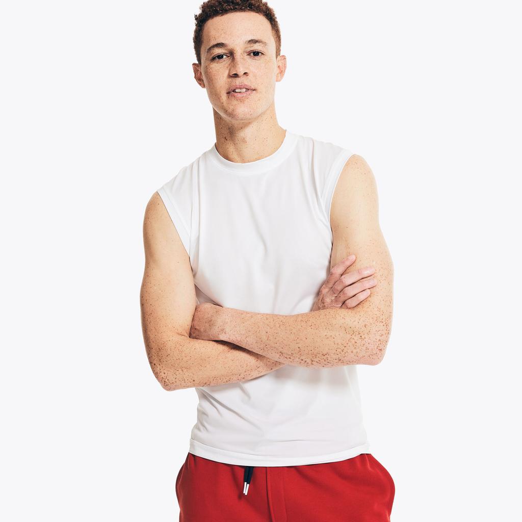 Nautica Mens Solid Muscle Tank商品第2张图片规格展示