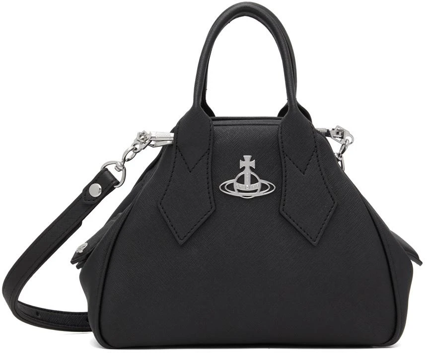 商品Vivienne Westwood|Black Small Yasmine Top Handle Bag,价格¥3664,第1张图片