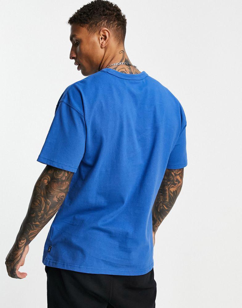 商品NIKE|Nike Premium Essentials oversized heavyweight t-shirt in marina blue,价格¥235,第4张图片详细描述