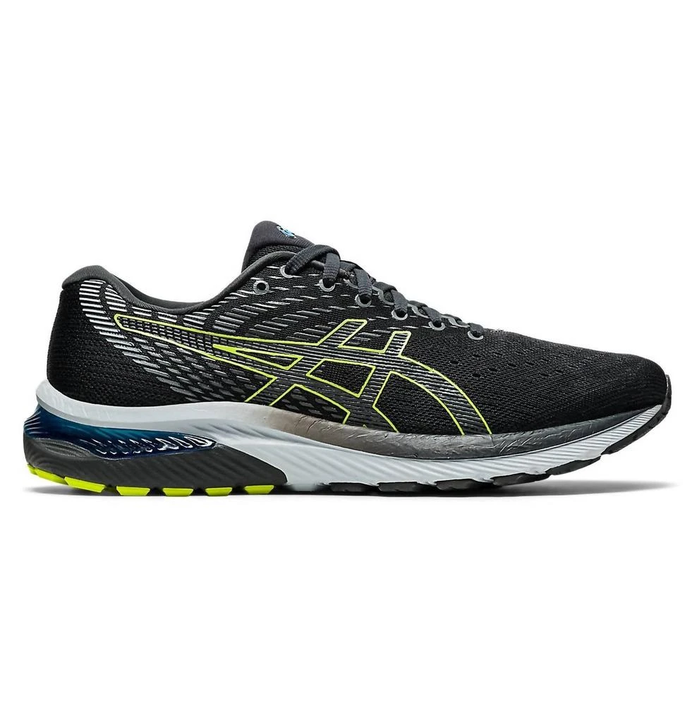 商品Asics|Men's Gel Cumulus 23 Running Shoes - D/medium Width In Graphite Grey/lime Zest,价格¥544,第1张图片