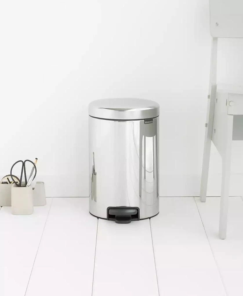 商品Brabantia|New Icon Step on Trash Can, 3.2 Gallon, 12 Liter,价格¥560,第5张图片详细描述