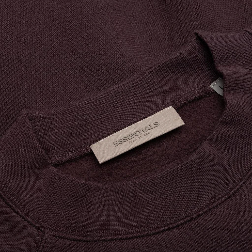 商品Essentials|Crewneck - Plum,价格¥684,第3张图片详细描述