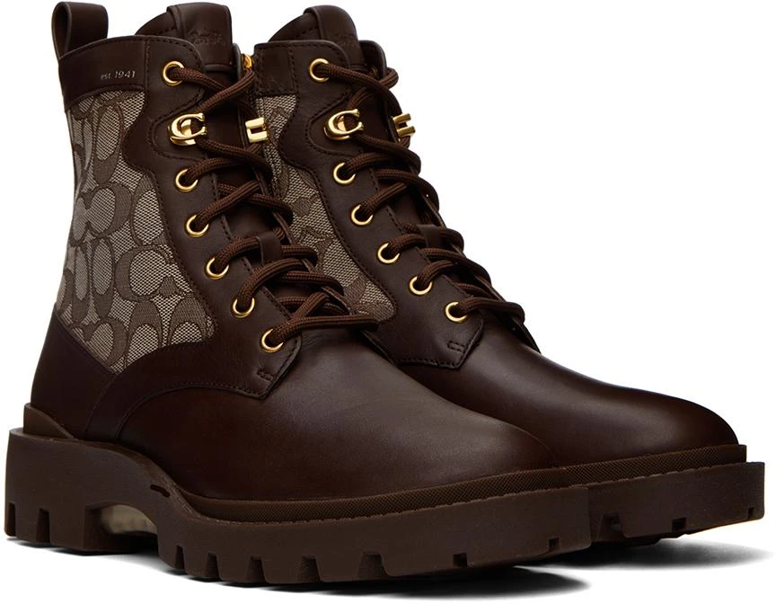 商品Coach|Brown Citysole Boots,价格¥828,第4张图片详细描述