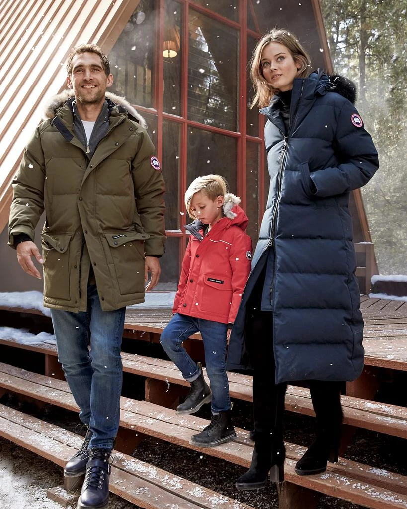 商品Canada Goose|Mystique Long Hooded Puffer Parka Coat w/ Fur Trim,价格¥11223,第2张图片详细描述