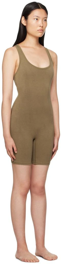 商品SKIMS|Khaki Outdoor Mid Thigh Onesie Jumpsuit,价格¥567,第2张图片详细描述