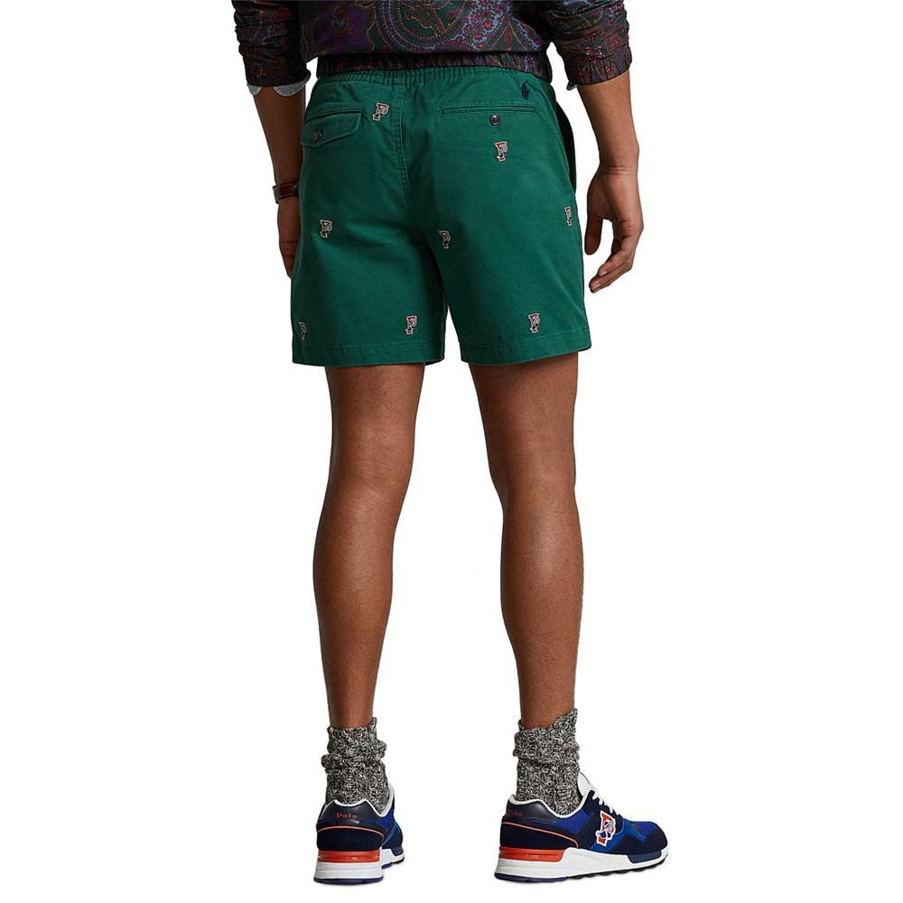 商品Ralph Lauren|Men's 6-Inch Polo Prepster P-Wing Chino Shorts,价格¥690,第4张图片详细描述