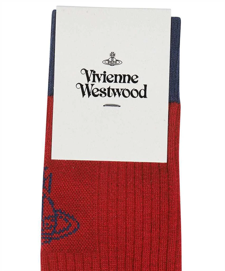 商品Vivienne Westwood|LOGO COTTON BLEND SOCKS,价格¥383,第2张图片详细描述