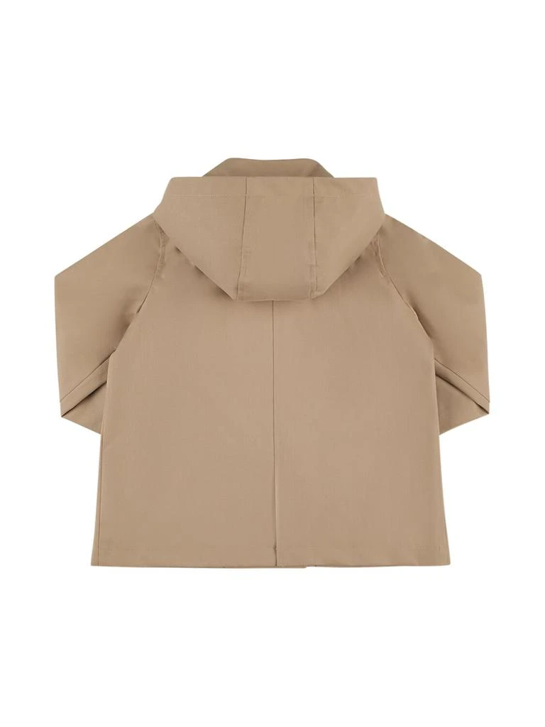 商品Bonpoint|Cotton Gabardine Trench Coat W/hood,价格¥2423,第3张图片详细描述