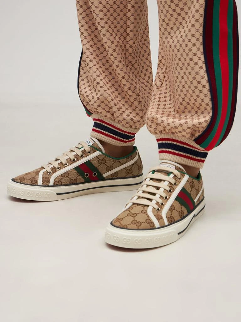 商品Gucci|10mm Gucci Tennis 1977 Canvas Sneakers,价格¥5511,第2张图片详细描述