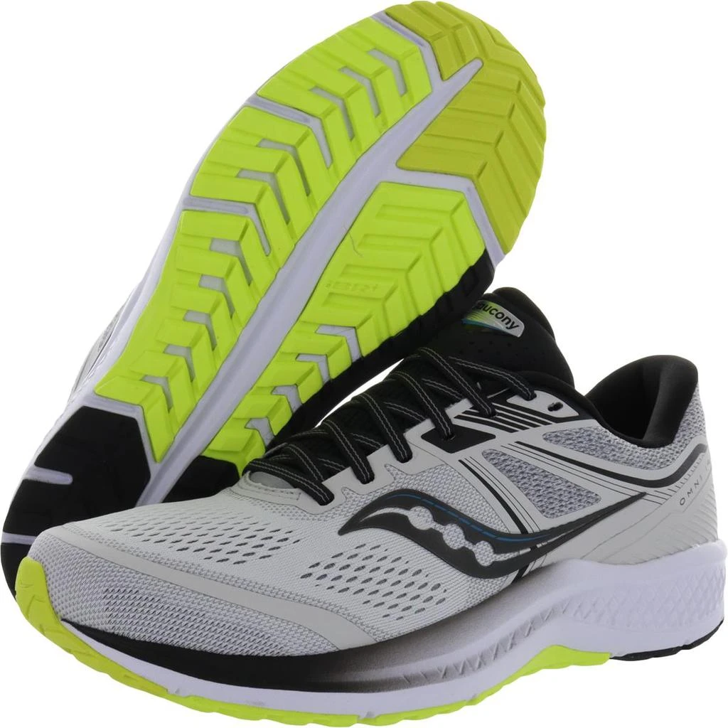 商品Saucony|Saucony Omni 19 Men's Mesh Cushioned Athletic Running Sneakers,价格¥423,第3张图片详细描述