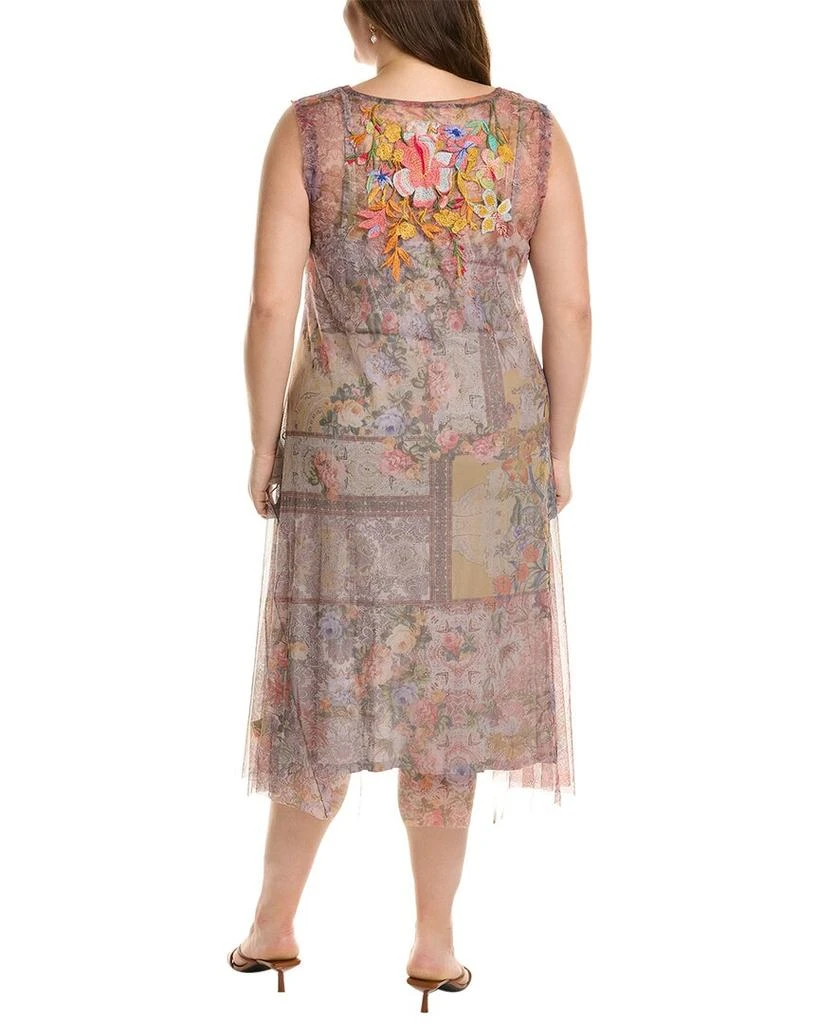 商品Johnny Was|Johnny Was Plus Drea Mesh Slip Dress,价格¥1173,第2张图片详细描述