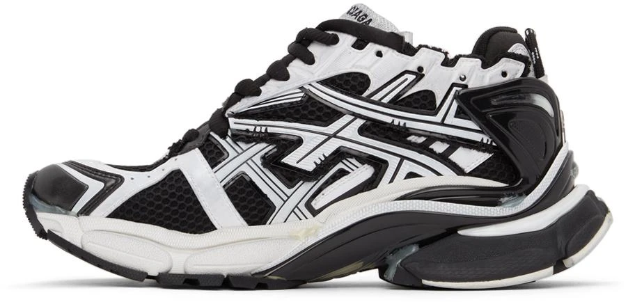 商品Balenciaga|Black & White Runner Sneakers,价格¥9305,第3张图片详细描述