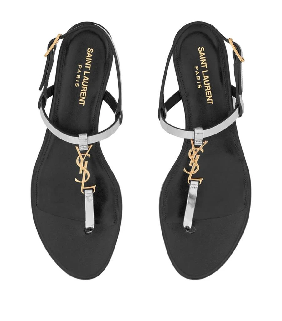商品Yves Saint Laurent|Leather Cassandra Sandals,价格¥7798,第2张图片详细描述