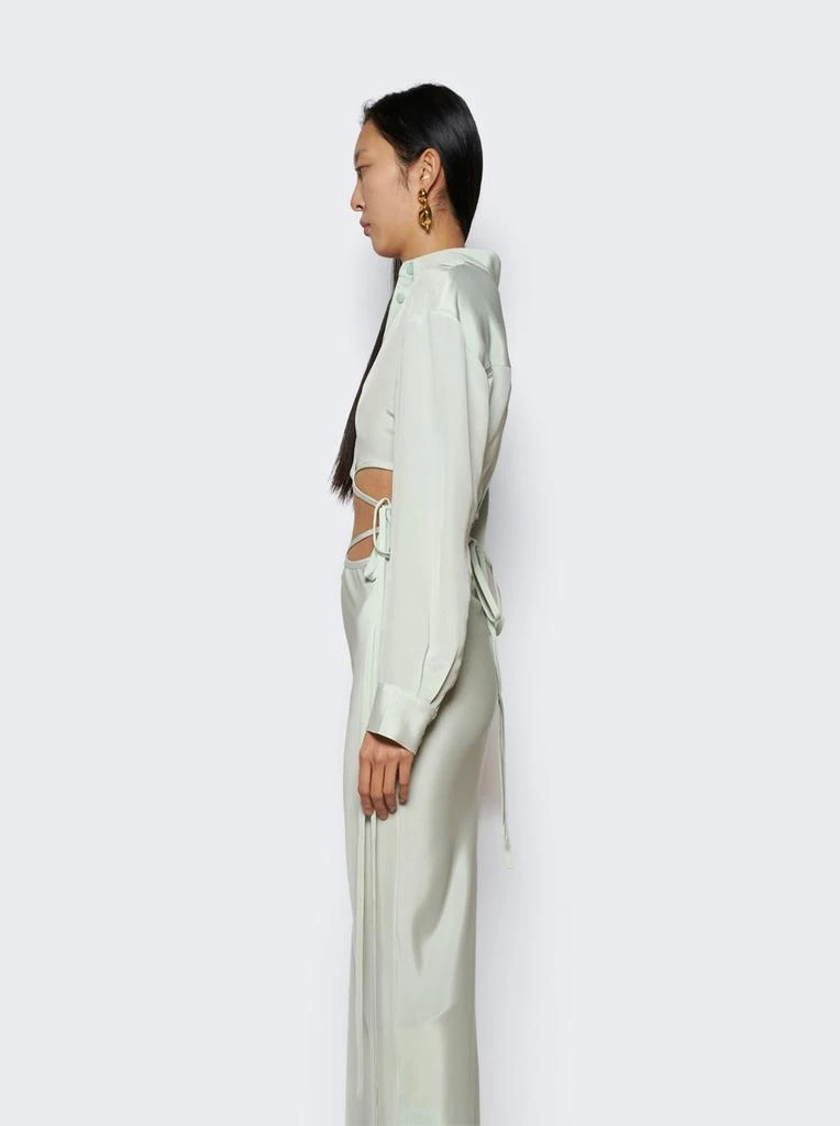商品Christopher Esber|Short Sleeve Crop Tie Shirt,价格¥4276,第2张图片详细描述