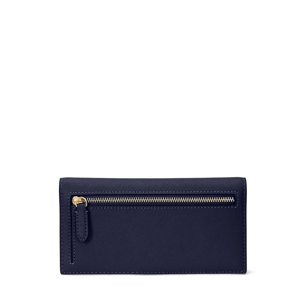 商品Ralph Lauren|Crosshatch Leather Slim Wallet,价格¥712,第2张图片详细描述