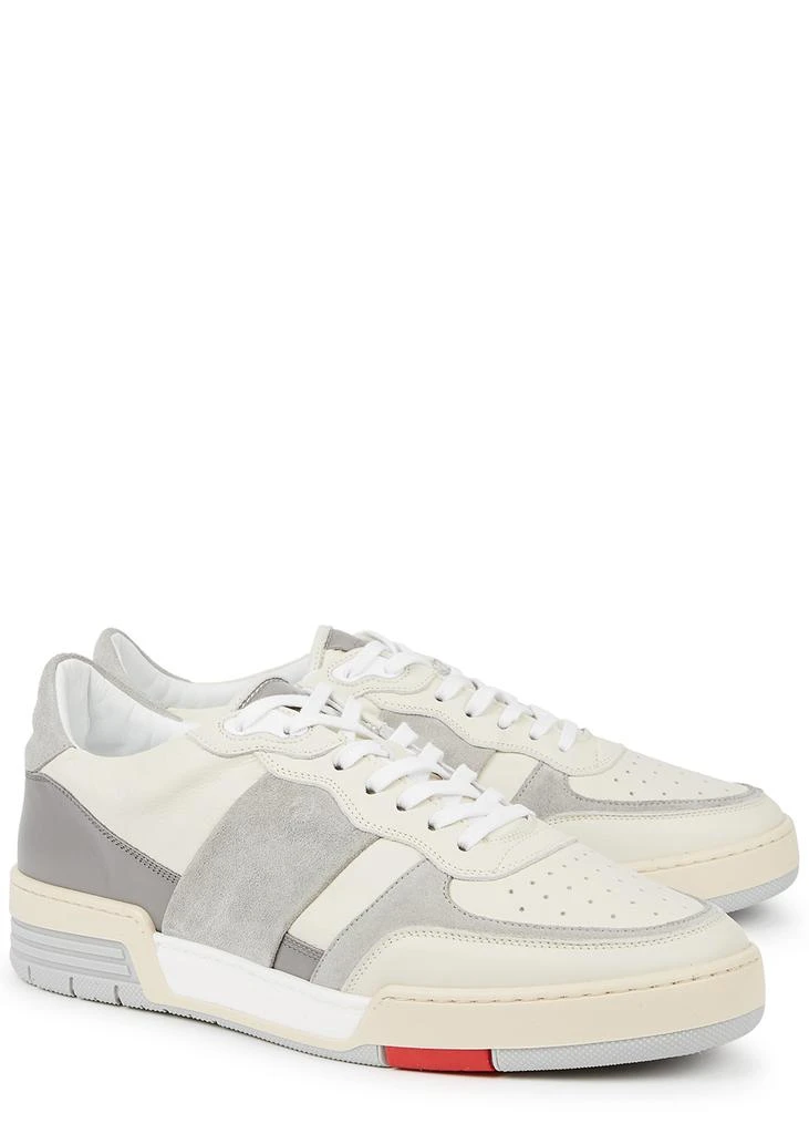 [轻微污渍】Pillar Destroyer II grey panelled leather sneakers 商品