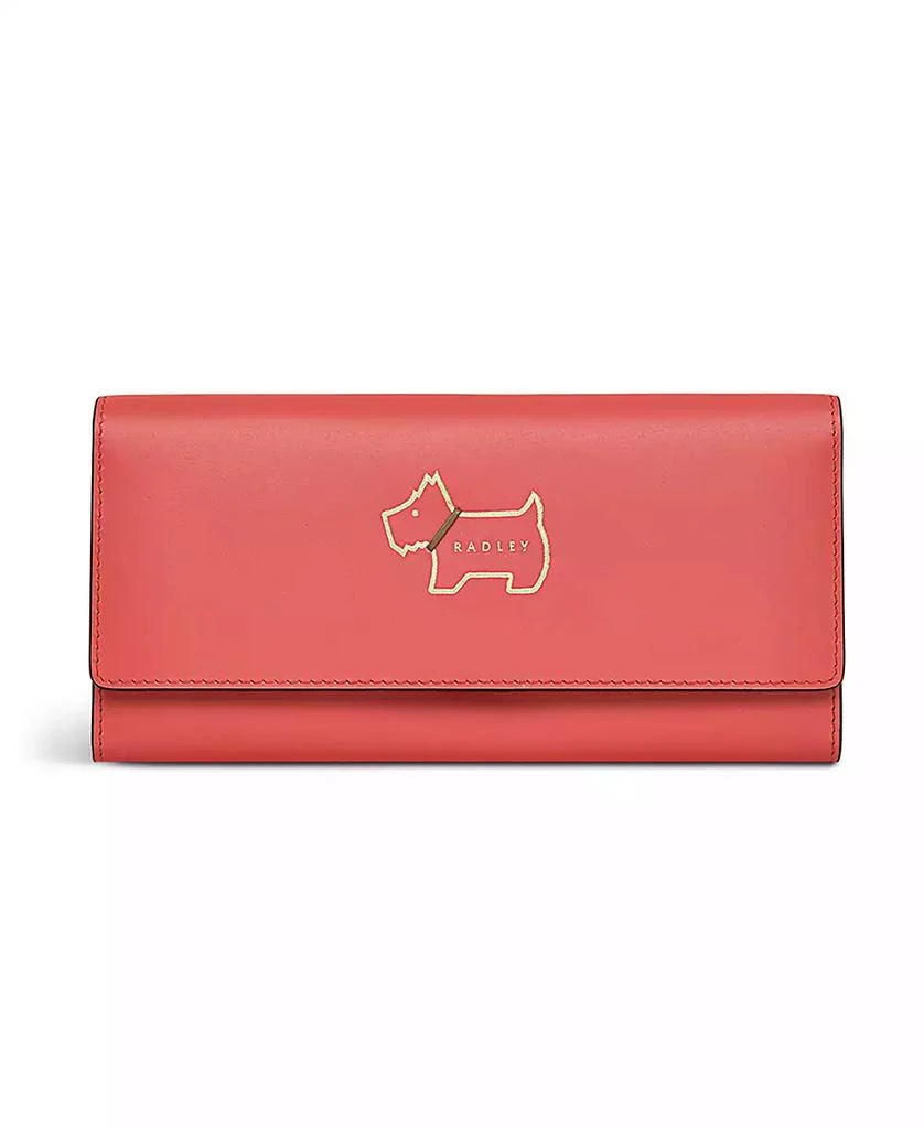 商品Radley|Heritage Dog Outline Large Flapover Wallet,价格¥492,第1张图片