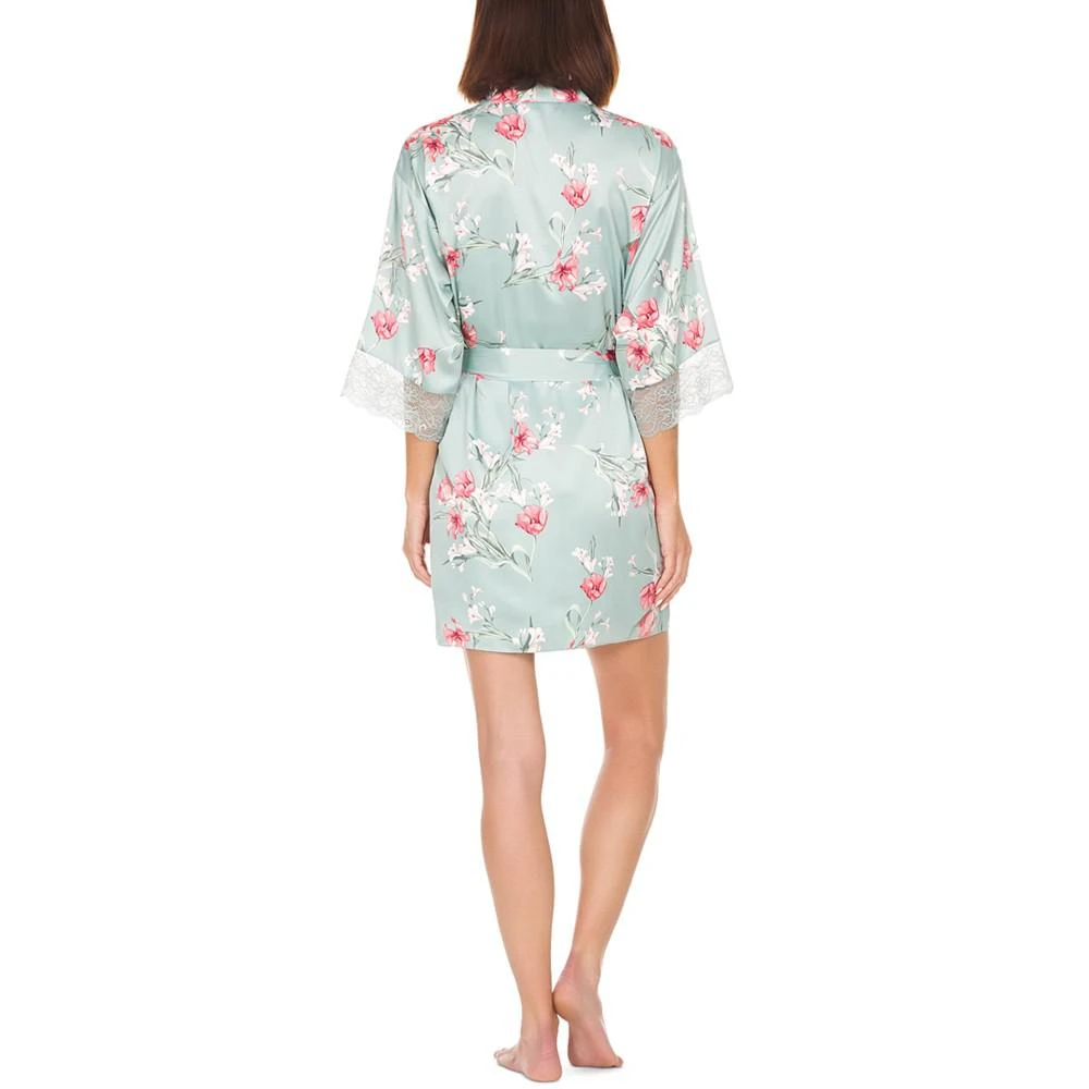 Women's Jill Lace-Trim Chemise Nightgown & Wrap Set 商品