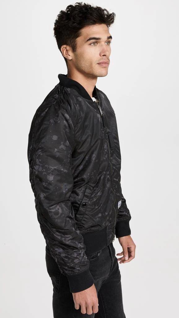 商品Alpha Industries|Alpha Industries MA-1 Hooded Battlewash Bomber Jacket,价格¥998,第4张图片详细描述