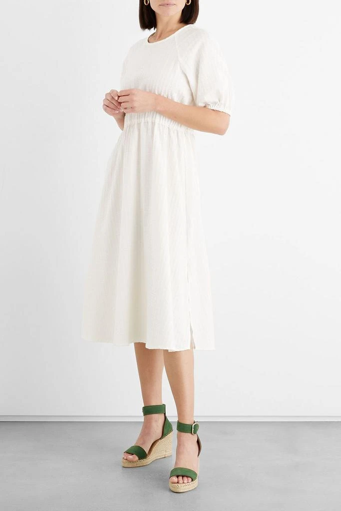 商品IRIS & INK|Corinne cotton-blend jacquard midi dress,价格¥886,第2张图片详细描述