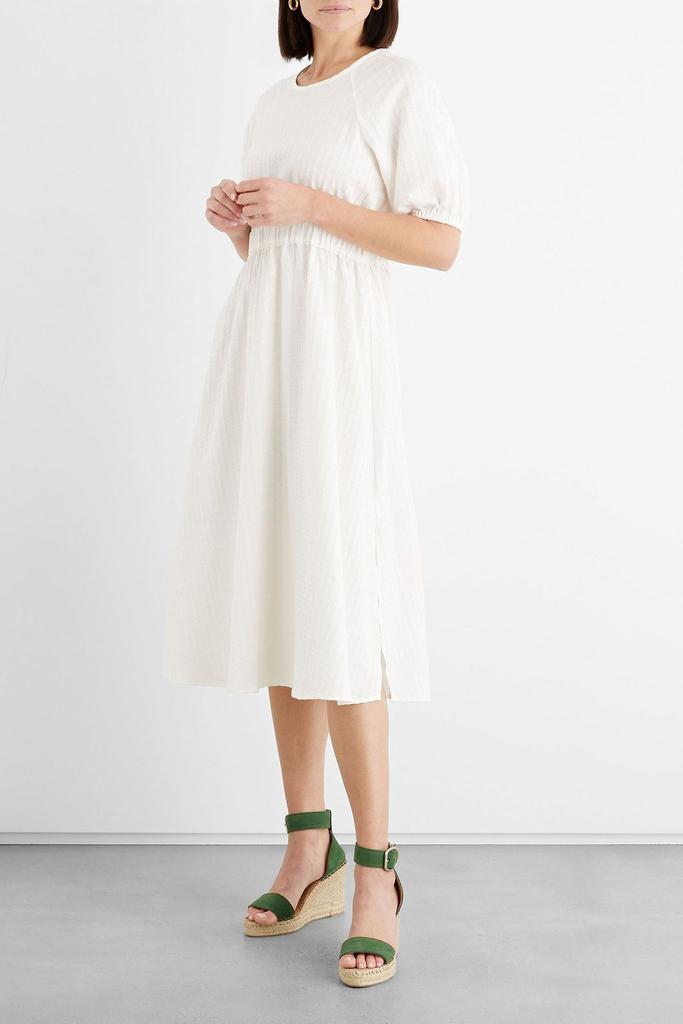 商品IRIS & INK|Corinne cotton-blend jacquard midi dress,价格¥2209,第2张图片详细描述
