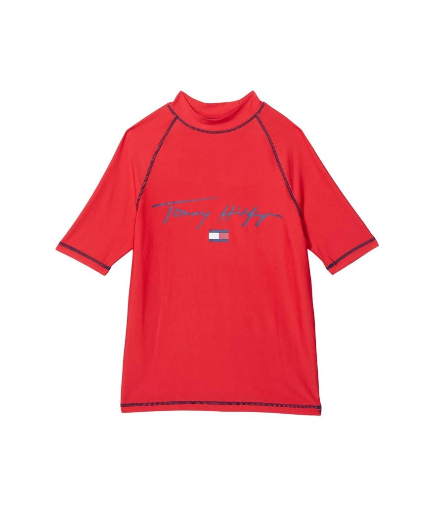 商品Tommy Hilfiger|Solid Tommy Rashguard (Big Kids),价格¥243,第1张图片