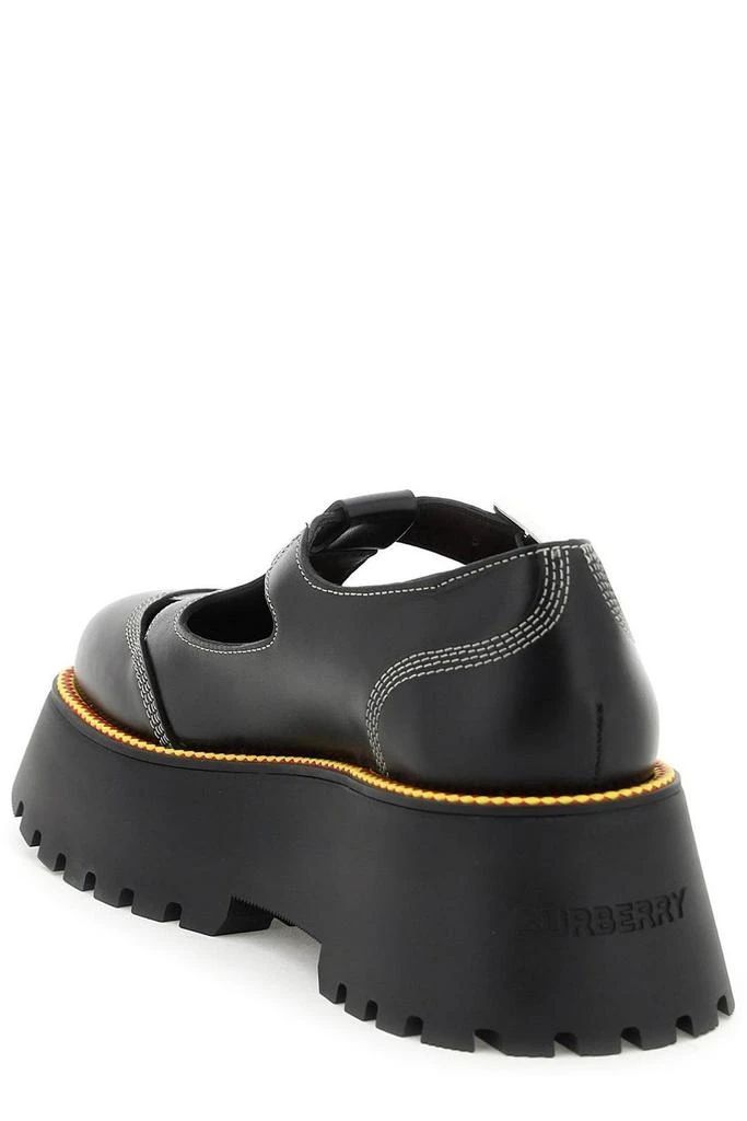 商品Burberry|Burberry Chunky Sole Mary Jane Shoes,价格¥3588,第2张图片详细描述