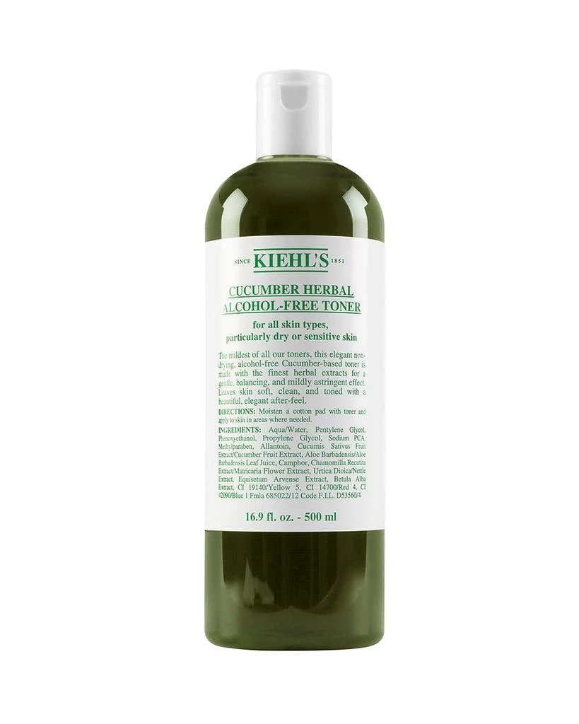 商品Kiehl's|黄瓜植物爽肤水 (小黄瓜水) 500ml,价格¥259,第1张图片详细描述