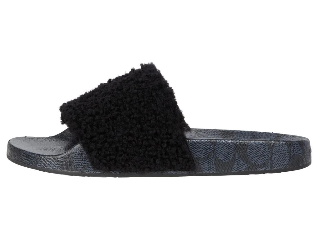 商品Coach|Signature Shearling Pool Slide,价格¥415,第4张图片详细描述