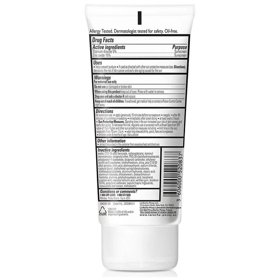 商品La Roche Posay|Face and Body Mineral Sunscreen Gentle Lotion SPF 50,价格¥226,第2张图片详细描述
