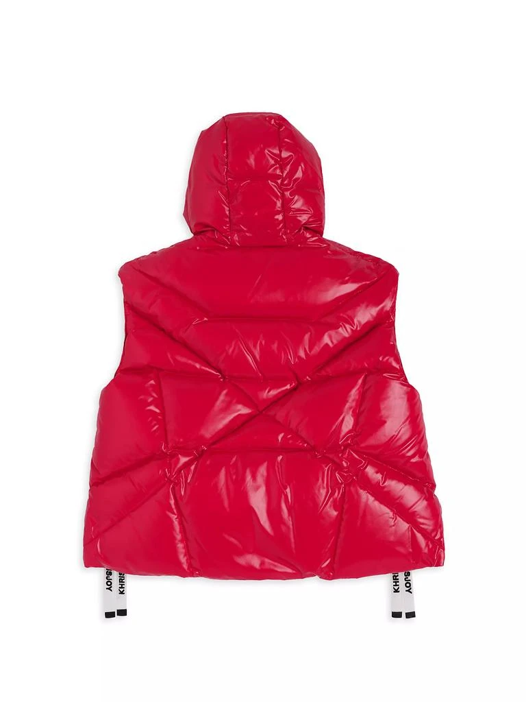 商品Khrisjoy|Boy's Puffer Shiny Vest,价格¥1873,第3张图片详细描述