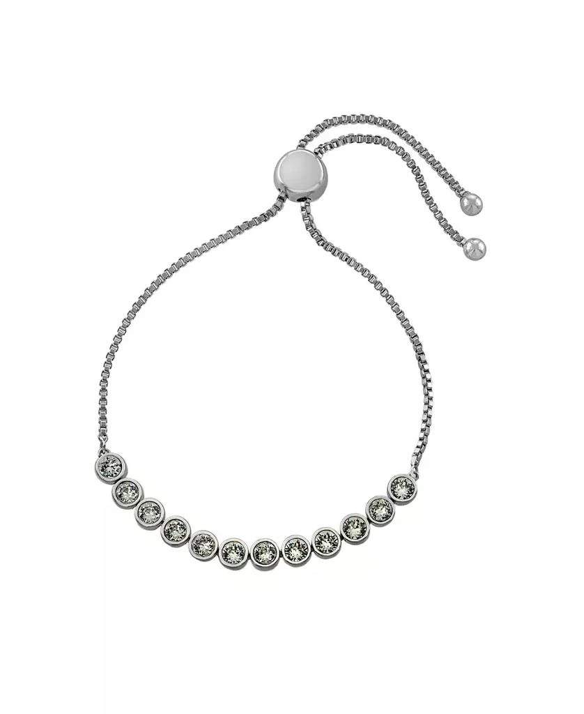 商品Macy's|Women's Crystal Bezel Set Adjustable Bracelet,价格¥180,第1张图片