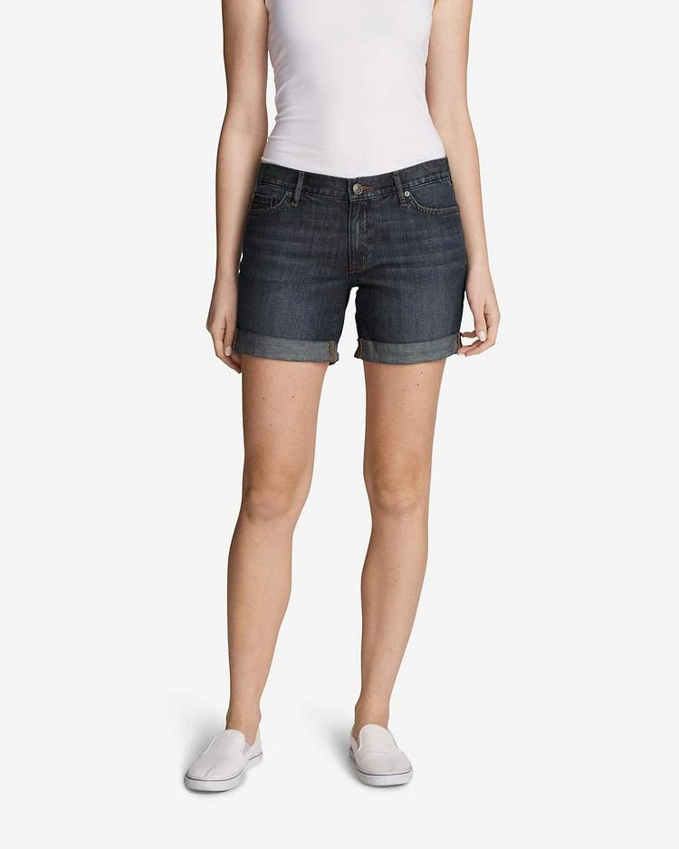 商品Eddie Bauer|女士Women's Boyfriend Denim Shorts,价格¥261-¥313,第4张图片详细描述