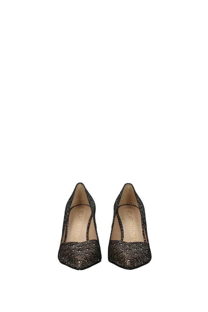 商品Stuart Weitzman|Pumps anny Fabric Gold,价格¥1274,第3张图片详细描述