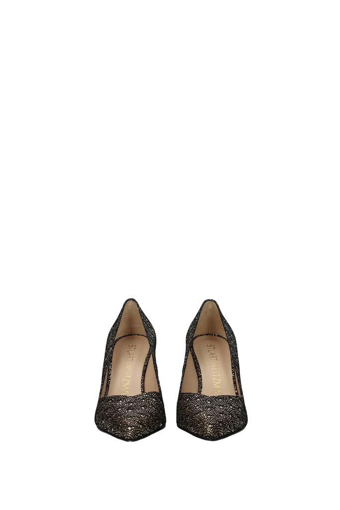 商品Stuart Weitzman|Pumps anny Fabric Gold,价格¥1229,第5张图片详细描述