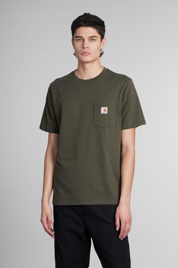 Carhartt T-shirt In Green Cotton商品第1张图片规格展示