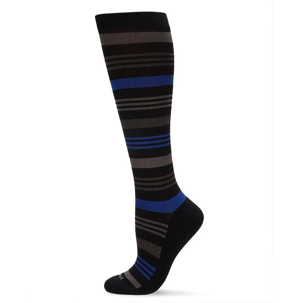 商品Memoi|Men's Striped Nylon Compression Socks,价格¥133,第4张图片详细描述