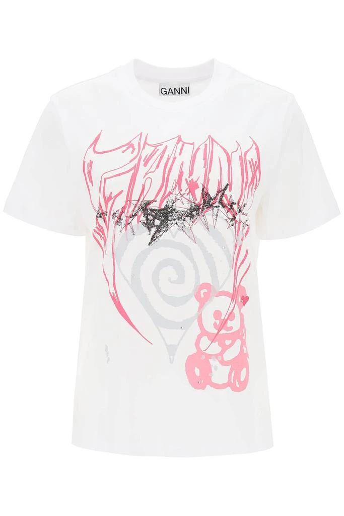 商品Ganni|T Shirt With Abstract Print,价格¥746,第1张图片