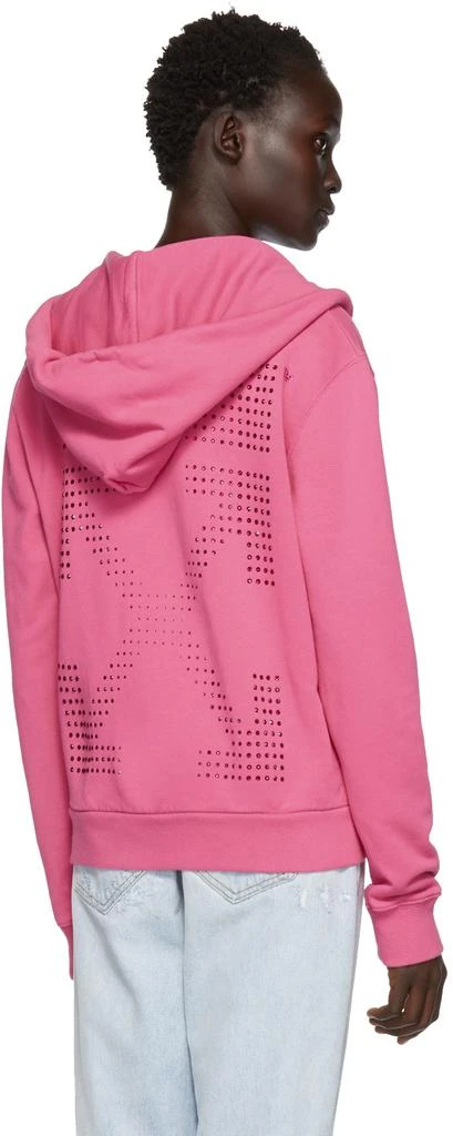 商品Off-White|Pink Cross Zip Hoodie,价格¥2825,第3张图片详细描述