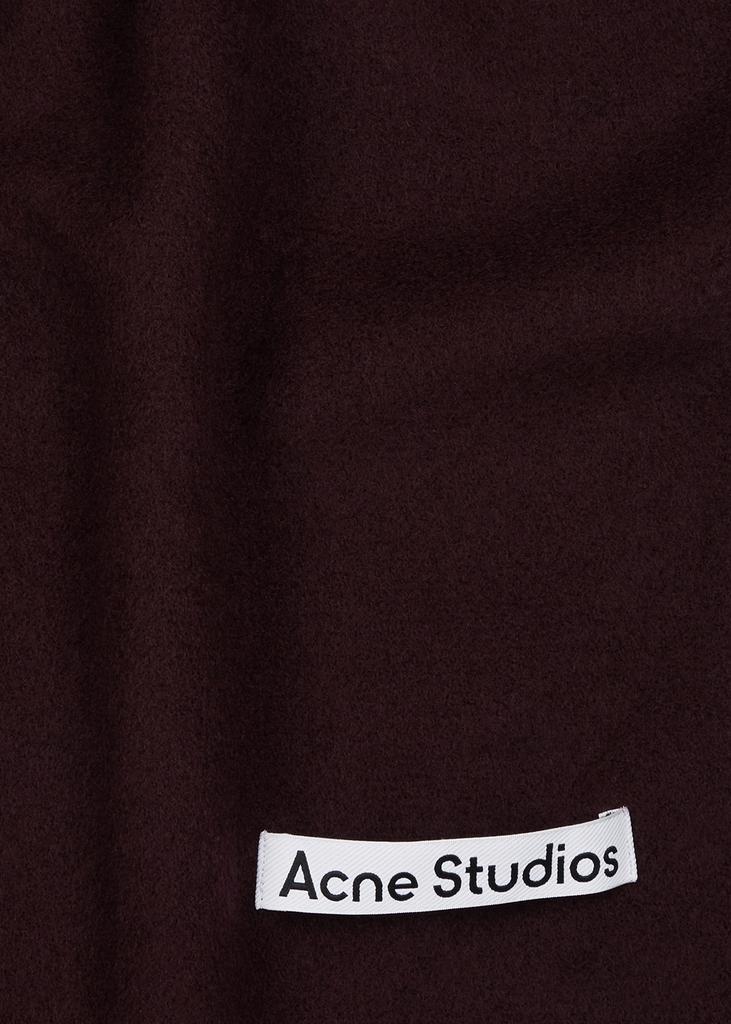 商品Acne Studios|Vernon burgundy wool scarf,价格¥1672,第5张图片详细描述