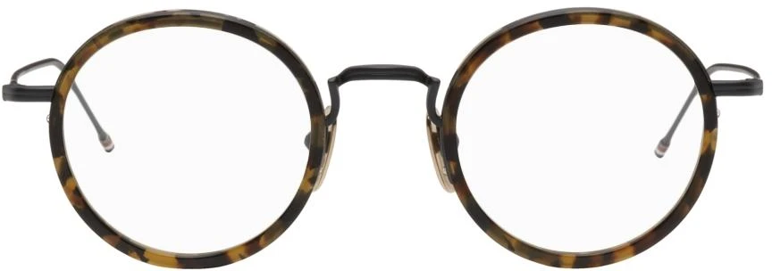 商品Thom Browne|Tortoiseshell TB813 Glasses,价格¥5106,第1张图片